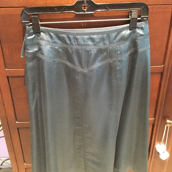 Louis Vuitton blue silk skirt size 38 - Picture 2 of 3